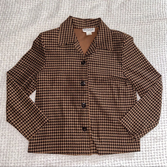 Vintage Jackets & Blazers - HP⭐️ Vintage Houndstooth Blazer Jacket